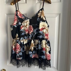 New dressy floral tank